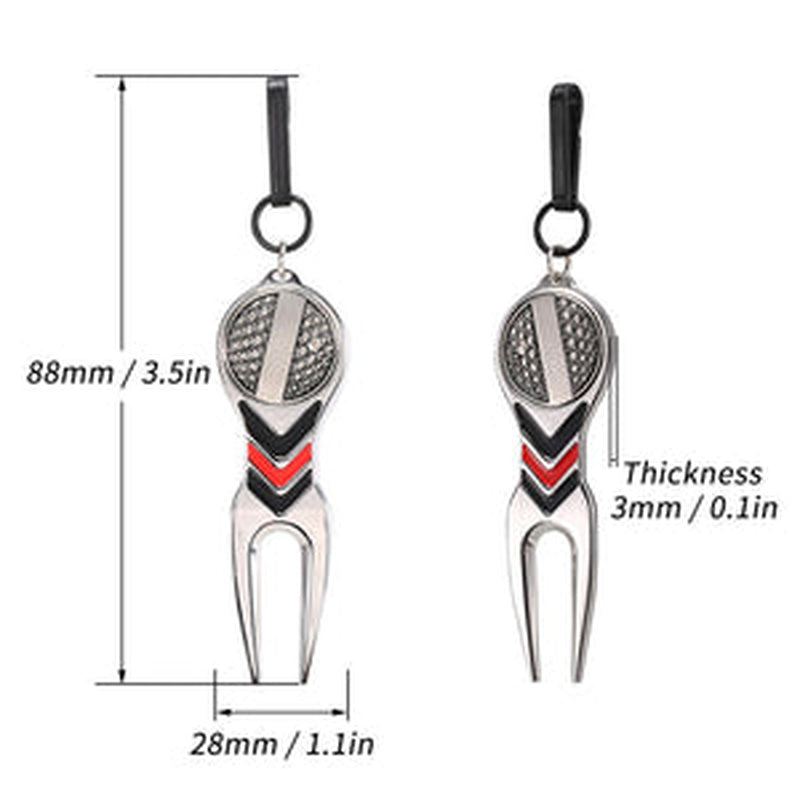 Golf Green Fork with Mark Golf Mark Golf Accessories Support